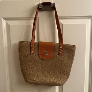 Eric Javits squishee straw handbag-FREE SHIPPING